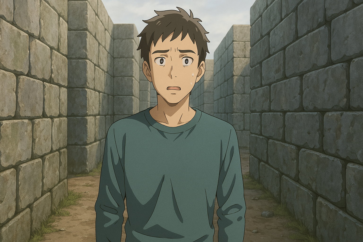 Gambar Ilustrasi untuk lirik lagu Tulus dengan judulLabirin ( Labyrinth )