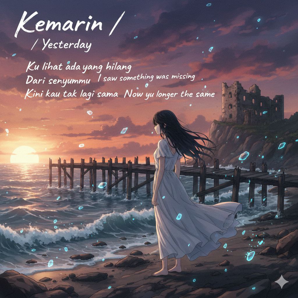 Foto Ilustrasi untuk disertakan dalam lirik lagu Kemarin ( Yesterday )