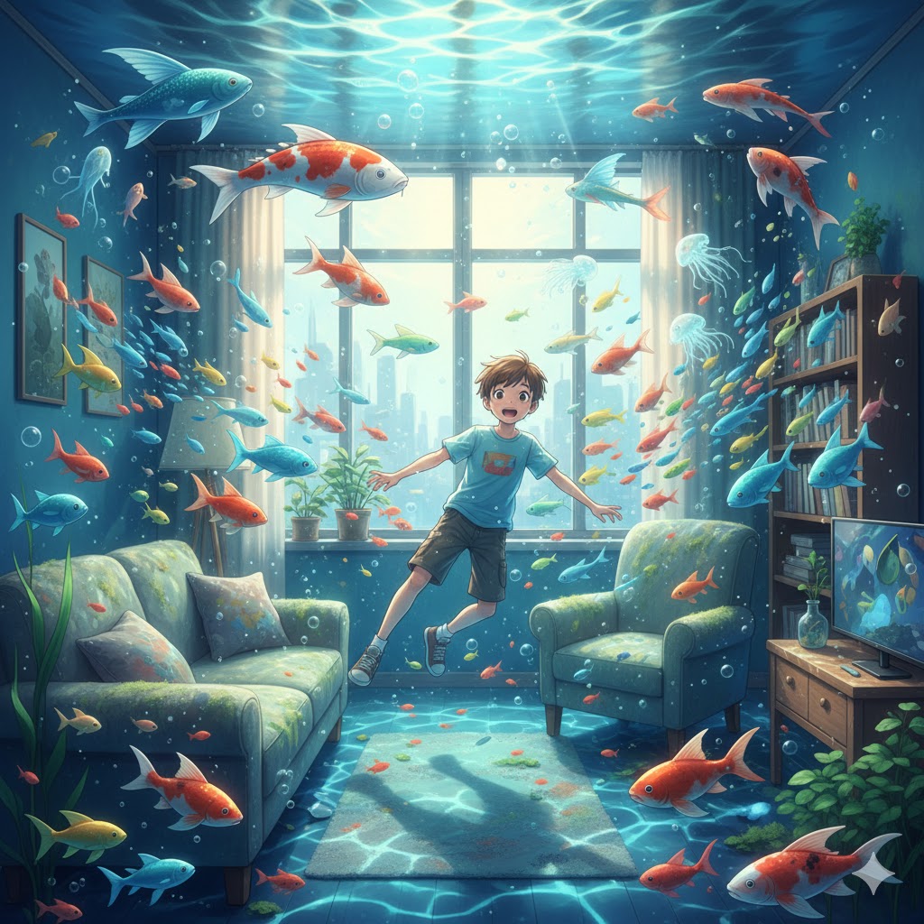 一天到晚游泳的 - Yì Tiān Dào Wǎn Yóuyǒng De Yú