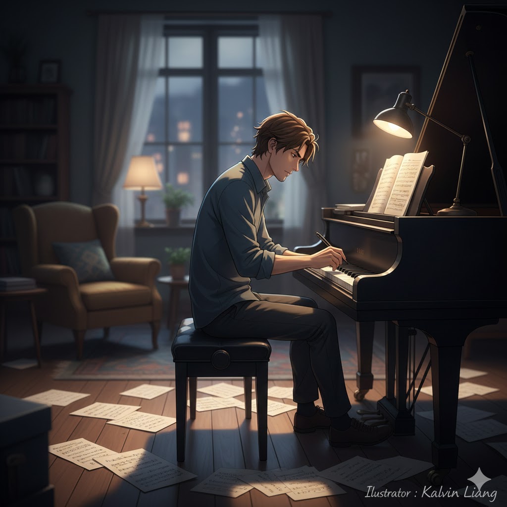 Lirik 最後一首歌 - Zuìhòu yī shǒu gē 童安格 - Tóng'āngé