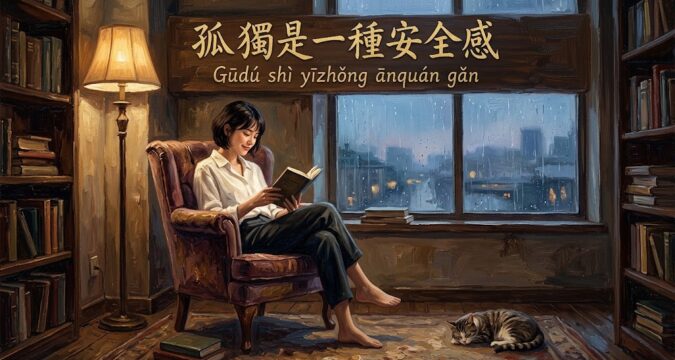 孤獨是一種安全感 Gūdú shì yīzhǒng ānquán gǎn