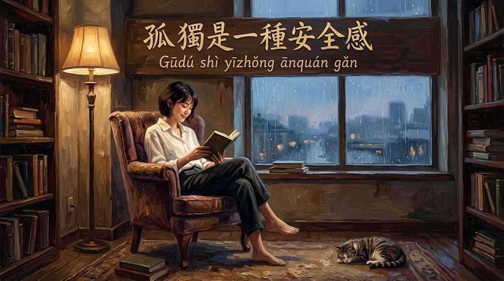 孤獨是一種安全感 Gūdú shì yīzhǒng ānquán gǎn